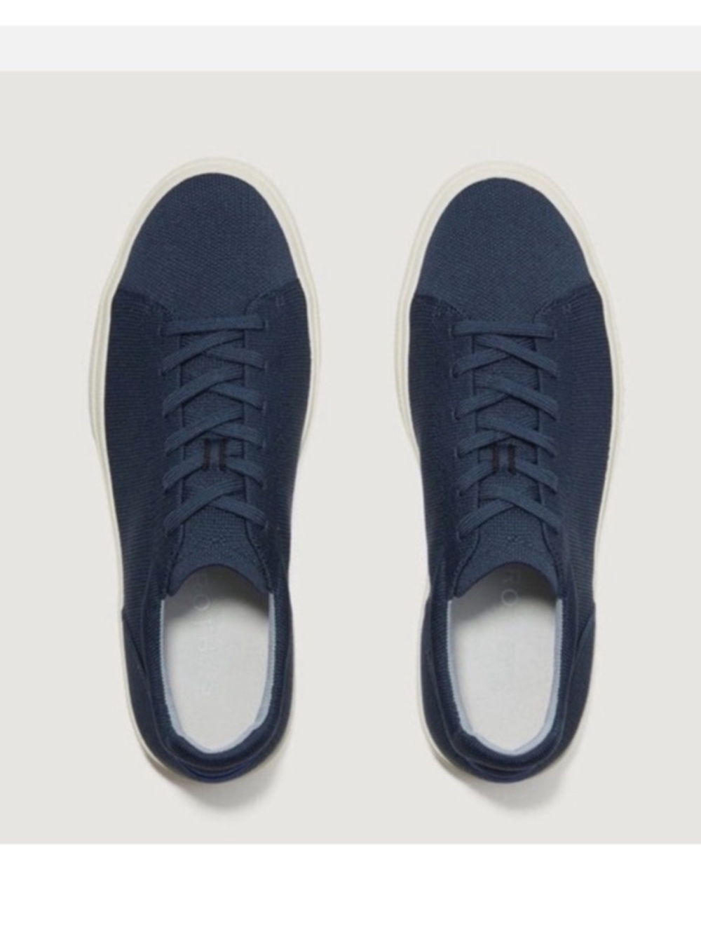 Rothy’s Men’s RS01 Sneaker Navy Blue Size 11.5 NIB Sustainable Knit Lace Up